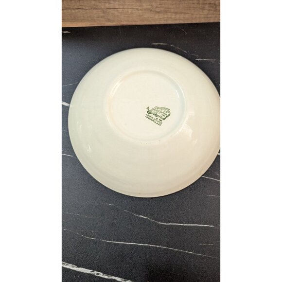 The Oxford USA Annie Laurie Underglaze 8-Inch Plaid Ceramic Serving Bowl Vintage - Picture 6 of 7